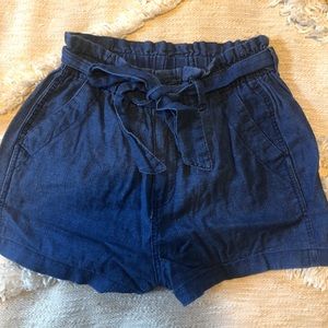 SOFT  DENIM STYLE SHORTS